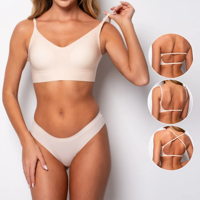 Brassière dos-nu multi-positions invisible