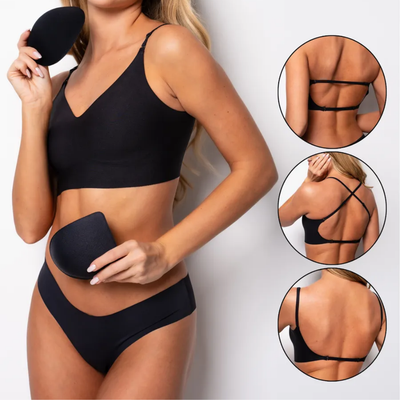 Brassière dos-nu multi-positions invisible