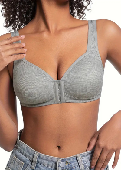 Soutien-gorge confort à agrafes devant