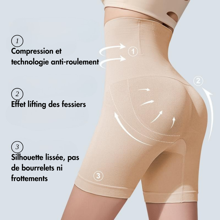 Short gainant anti-frottement – Ventre plat & fesses galbées