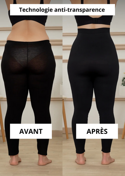 Legging sculptant taille haute effet seconde peau