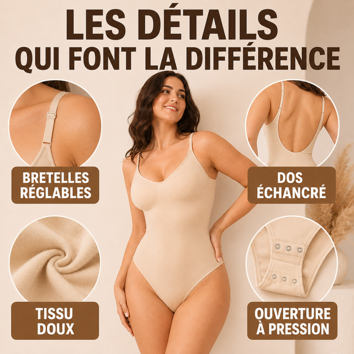 Body sculptant dos nu