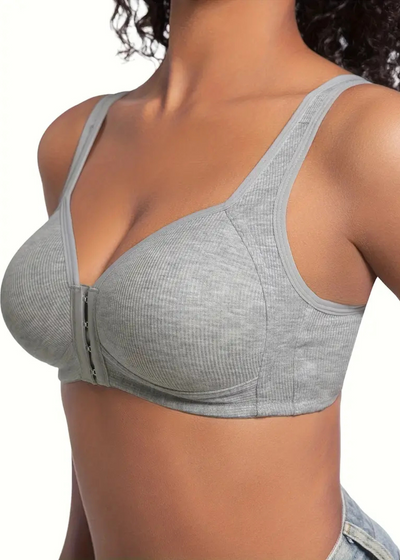 Soutien-gorge confort à agrafes devant