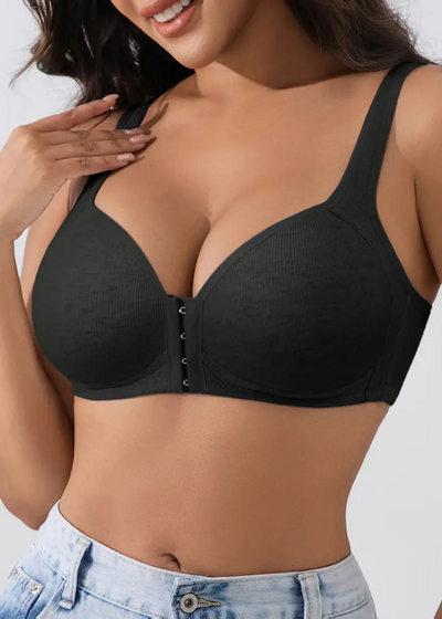 Soutien-gorge confort à agrafes devant