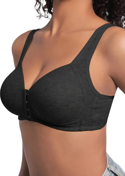 Soutien-gorge confort à agrafes devant