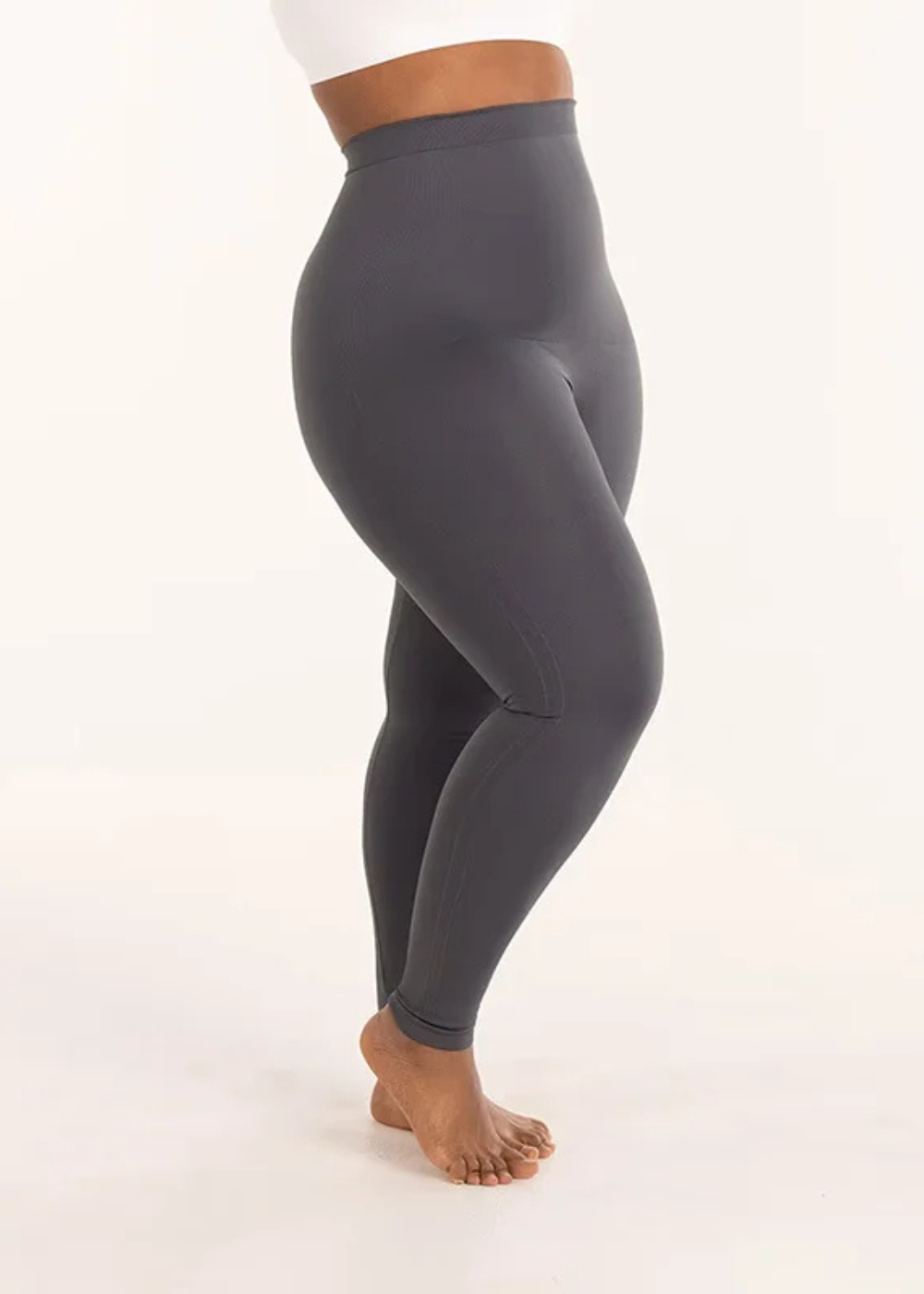Legging sculptant taille haute effet seconde peau