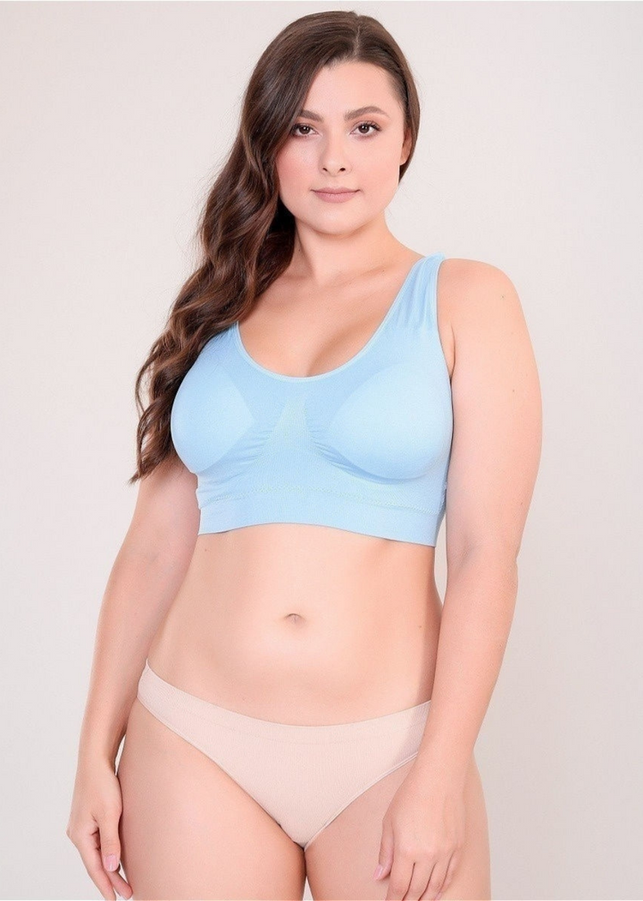 Soutien-gorge Comfy sans armatures bleu