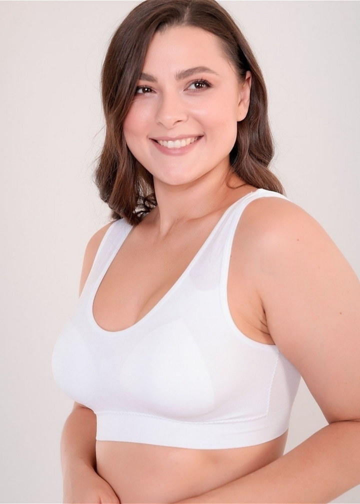 Soutien-gorge Comfy sans armatures blanc